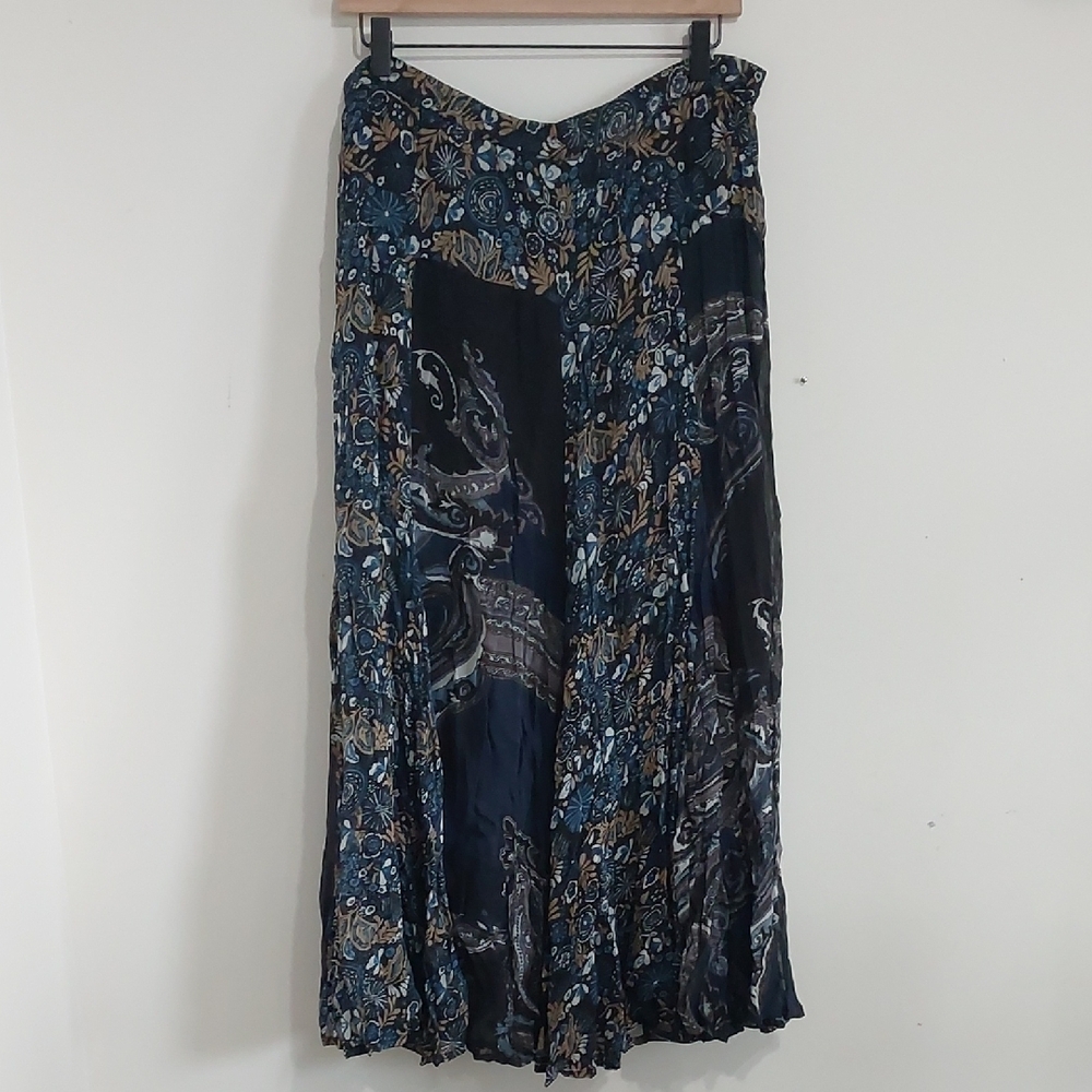 Coldwater Creek Mixed Print Full Skirt